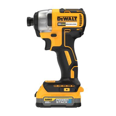 DEWALT 20V MAX 1/4in Impact Driver Kit with POWERSTACK Compact Battery, large image number 5