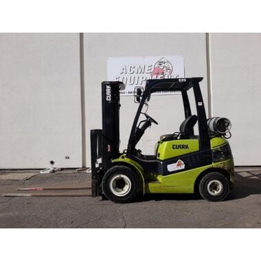 Clark C25 LPG Pneumatic Mast Forklift - Used 2013, large image number 6