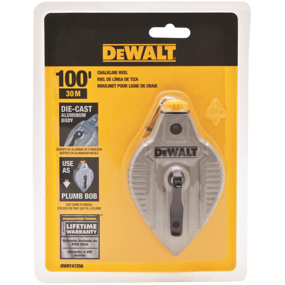 DEWALT Cast Aluminum Chalk Reel DWHT47256 - Acme Tools