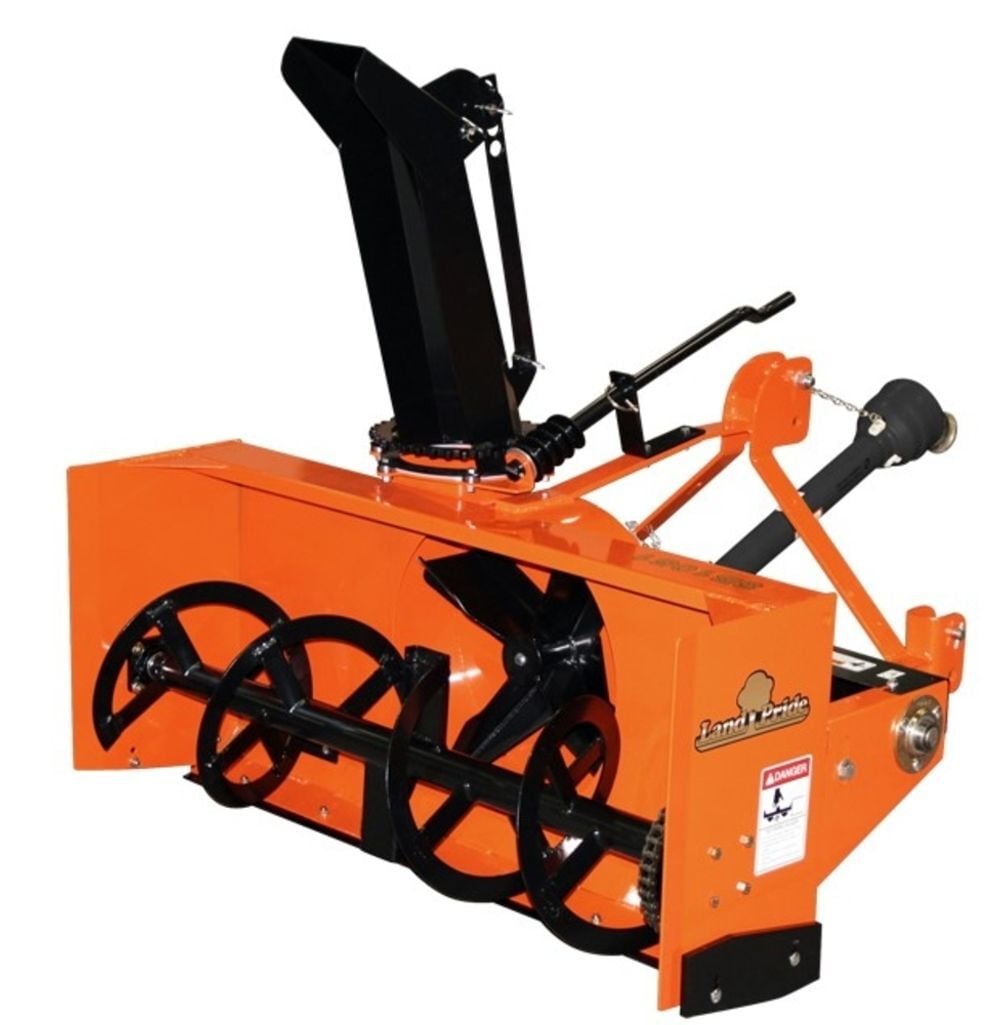 Land Pride 51 Two Stage Snow Blower PTO attachment with telescoping 3-Point Cat. 1 Hitch manual chute rotation and deflector, large image number 1