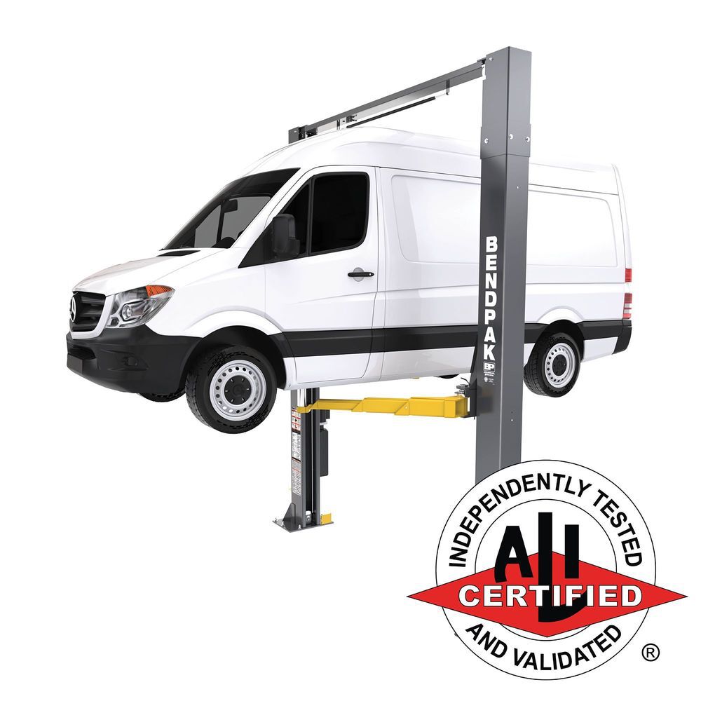 Bendpak 12APX-192 12000 Lbs High-Rise Clearfloor Two-Post Car Lift W/Pads, large image number 3