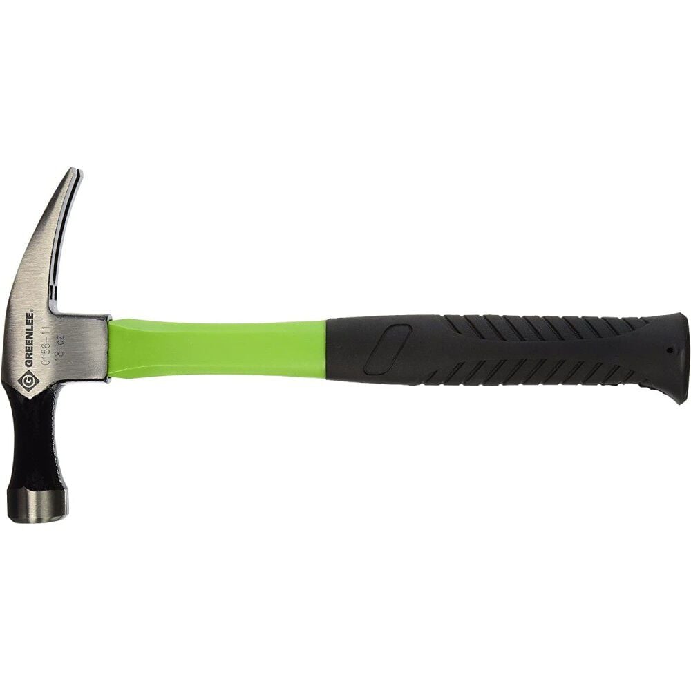 Greenlee 18oz Electricians Hammer with Fiberglass Handle, large image number 1