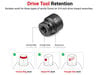 Tekton 3/4 Inch 6 Point Impact Socket Set, 25 Pieces (17-50 mm, Common Sizes), small image number 5