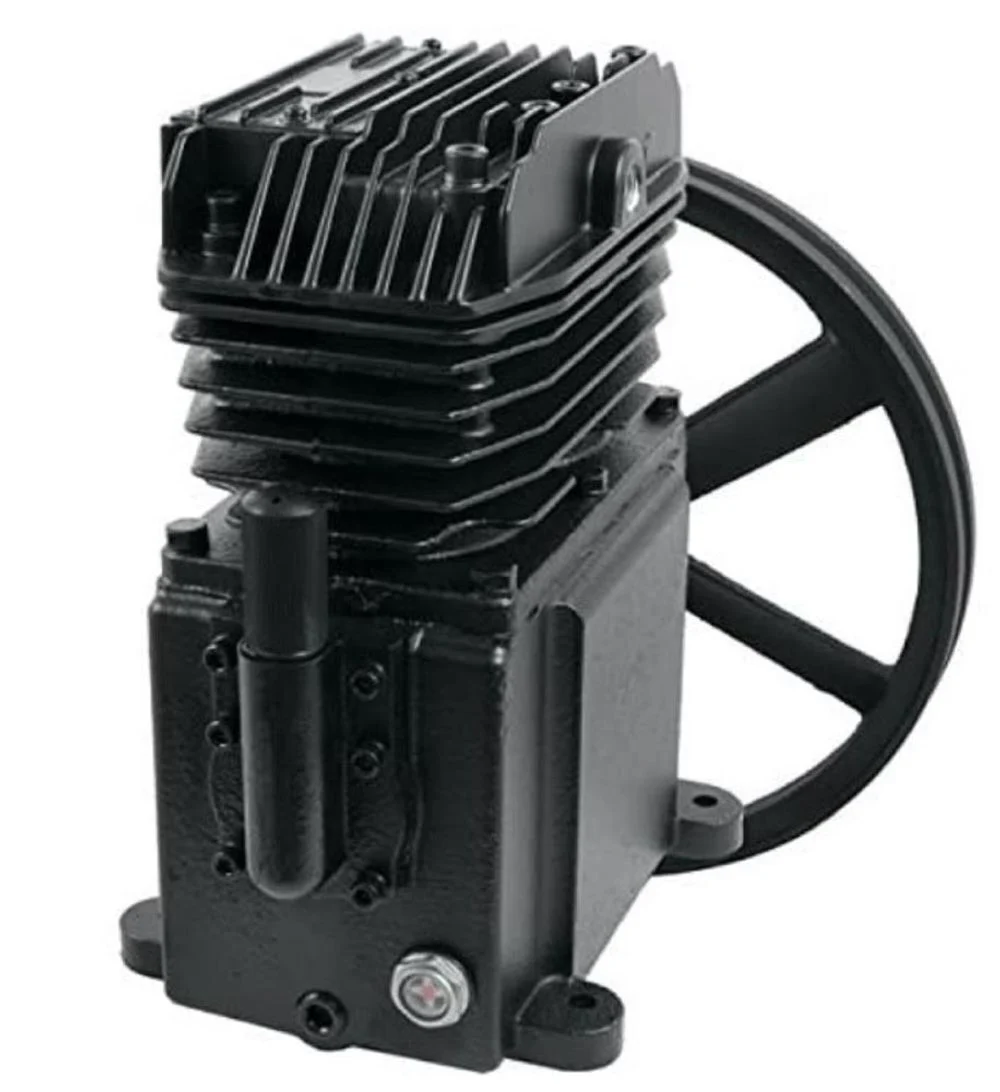 Powermate Universal Replacement Single Stage Inline Twin Cylinder Oil Lubricated Pump 1.9 RHP, large image number 1