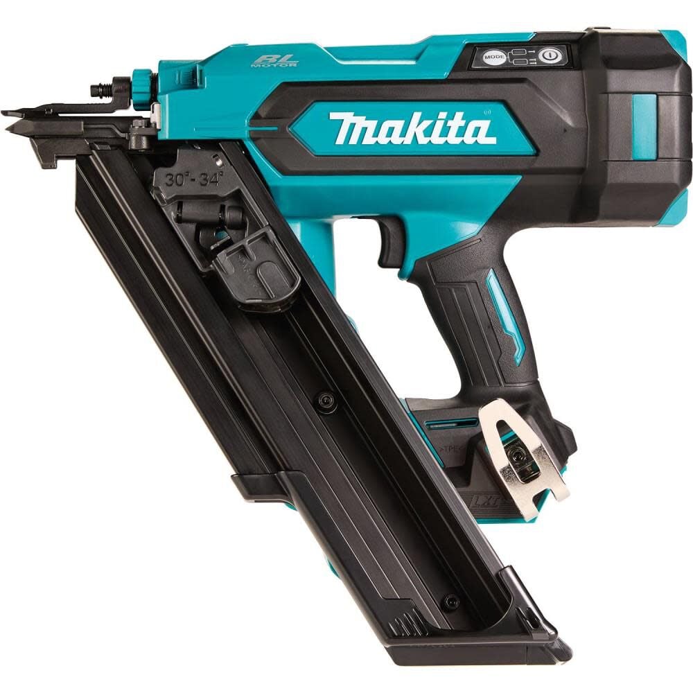 Makita 18V LXT Lithium-Ion Cordless 30 Clipped Head 3-1/2 Inch Framing Nailer (Tool Only) & 5.0 Lithium-Ion Battery and Charger Starter Pack Bundle, large image number 9