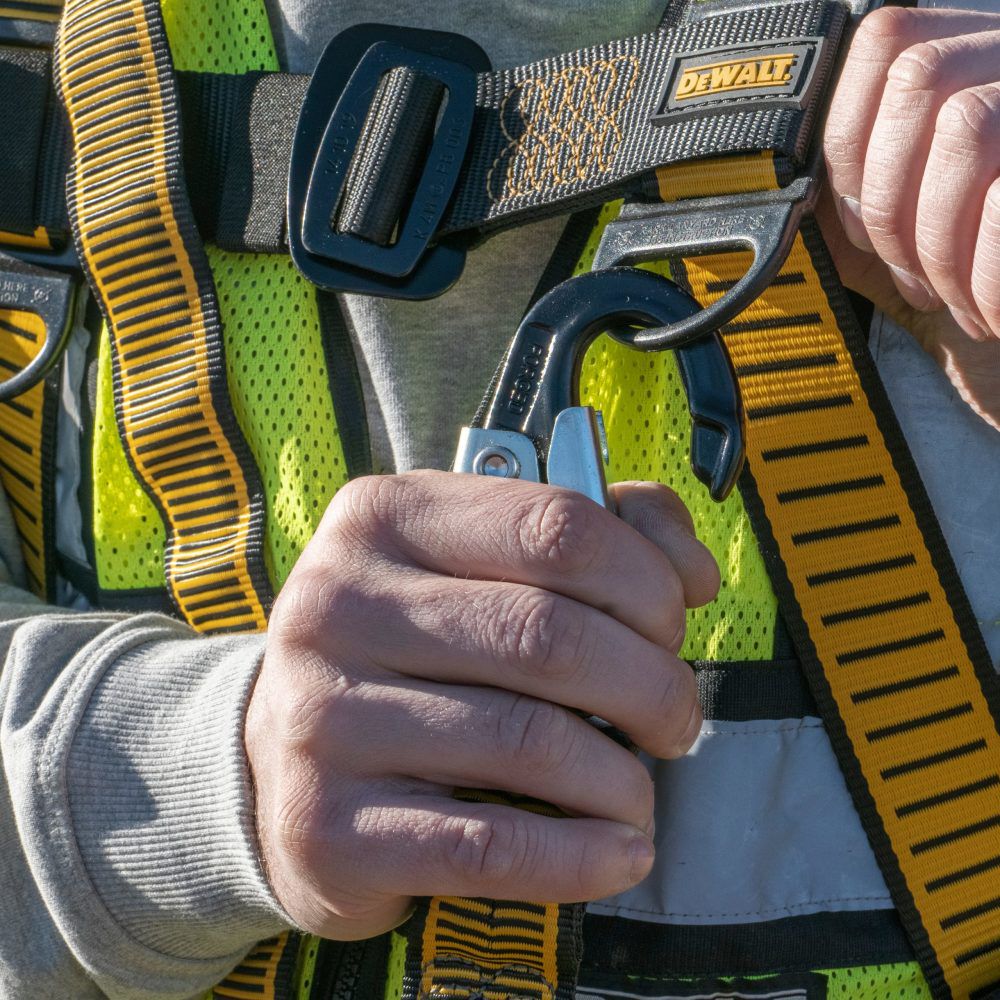 DEWALT 6 ft Internal Energy Absorber Single Leg Lanyard with Snap Hook, large image number 3