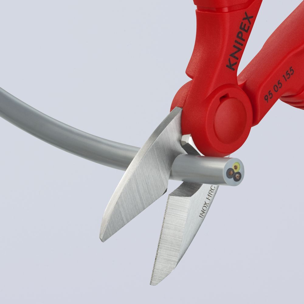 Knipex 6-1/4 Inch Stainless Steel Electricians Shear, large image number 5