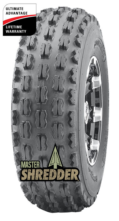 Master ATV 22x7.00-10 6P TL Shredder (Front) ATV Tire (Tire Only)