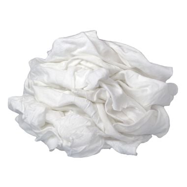 Buffalo Industries New White Cotton Cloth Rag 1 Lb Roll