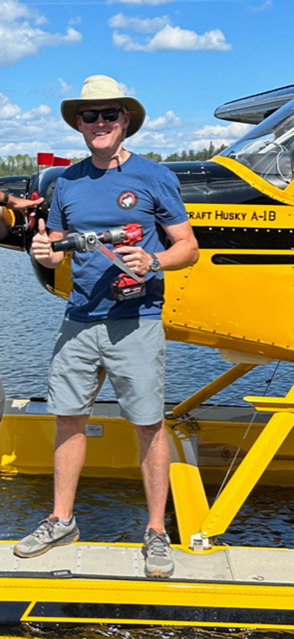 Turbo Seaplane Float Pump with Milwaukee M18 Compact Drill 2 Battery and 2 Invasive Species Filter Kit, large image number 3