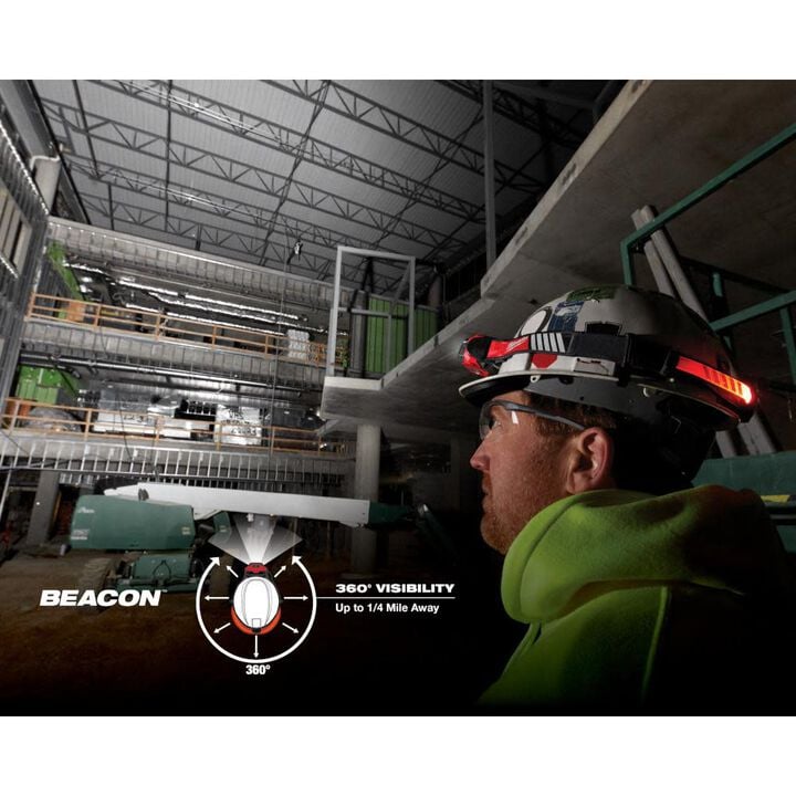 Milwaukee BEACON Hard Hat Light USB Rechargeable, large image number 5