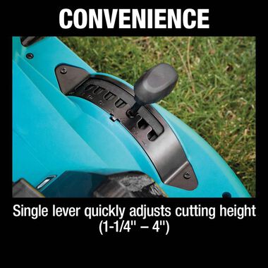 Makita 36V (18V X2) LXT Lawn Mower Kit 21in Self Propelled with 4 Batteries, large image number 8