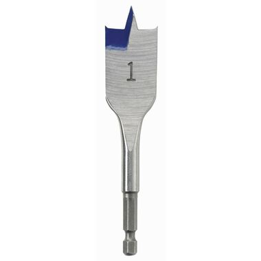 Irwin 1 In. x 4 In. Blue Groove Spade Drill Bit, large image number 0