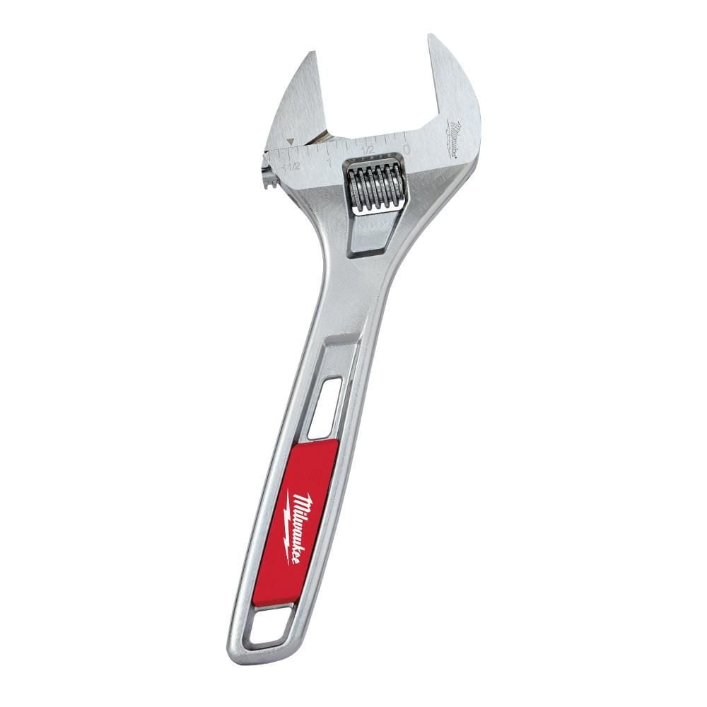Milwaukee 8 In. Adjustable Wide Jaw Wrench, large image number 1