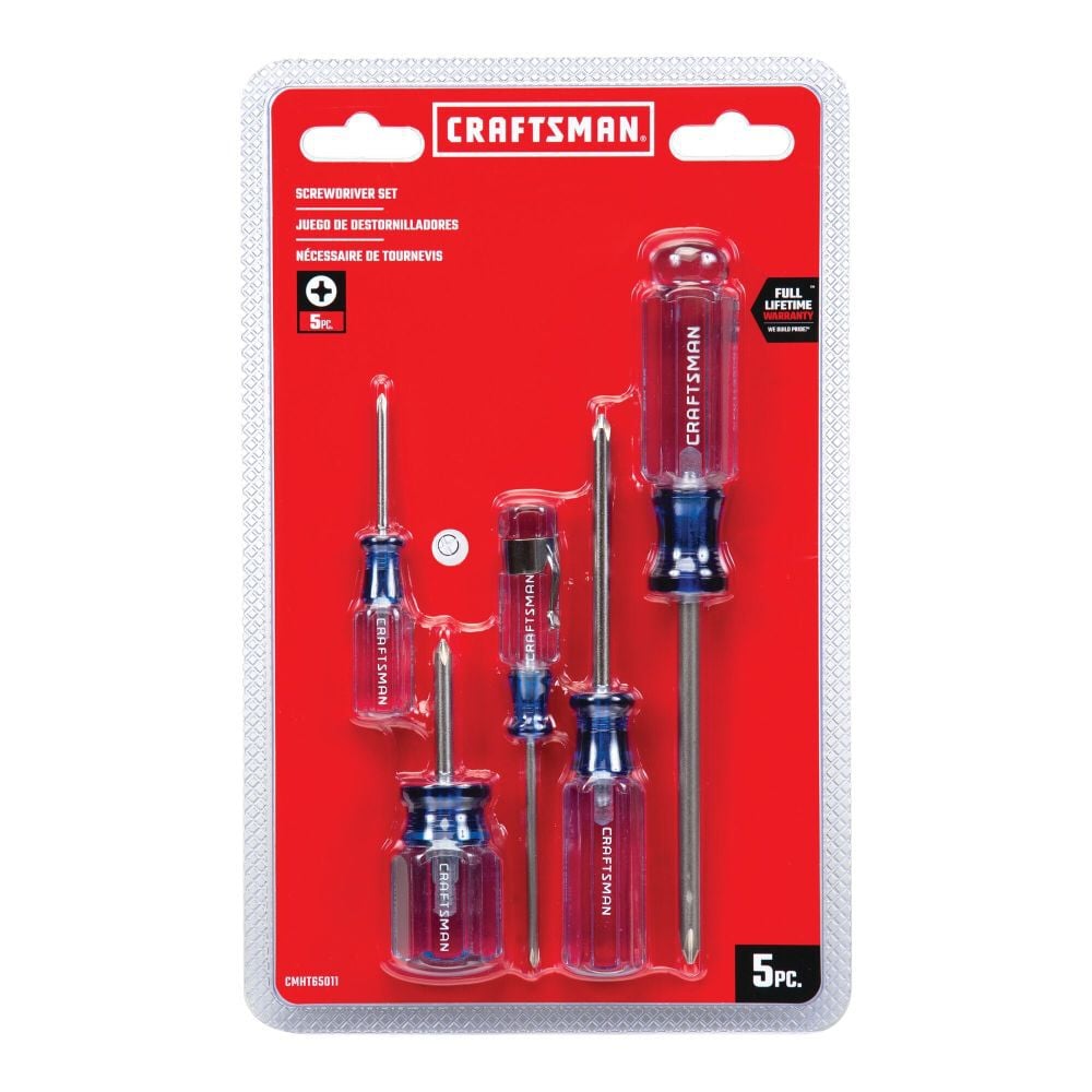 CRAFTSMAN Acetate Screwdriver Set, 5 Piece, large image number 2