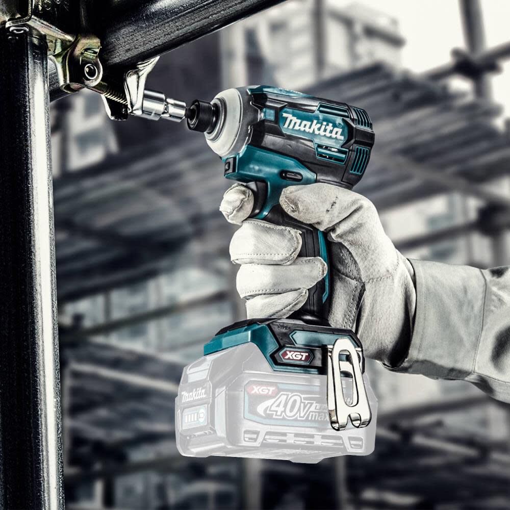 Makita XGT 40V Max Impact Driver 4 Speed (Bare Tool) & ImpactX 100 pc. Driver Bit Set Bundle, large image number 5