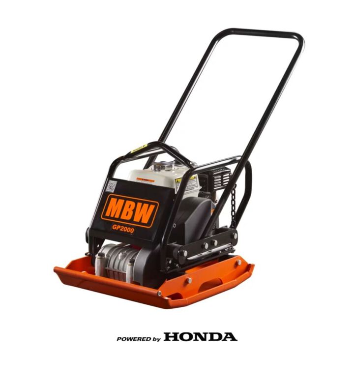 MBW GP2000 165lb Plate Compactor with Honda GX160 Engine, large image number 1
