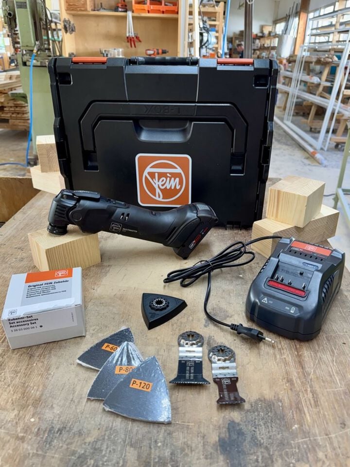 Fein MultiMaster AMM 500 Plus BLACK EDITION Cordless 18V Oscillating Multi-Tool 2 Ah Kit, large image number 1