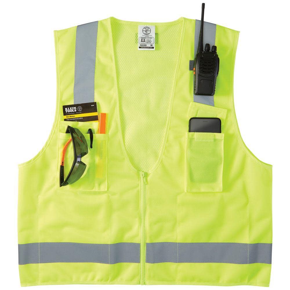 Klein Tools High-Visibility Safety Vest - XL, large image number 10