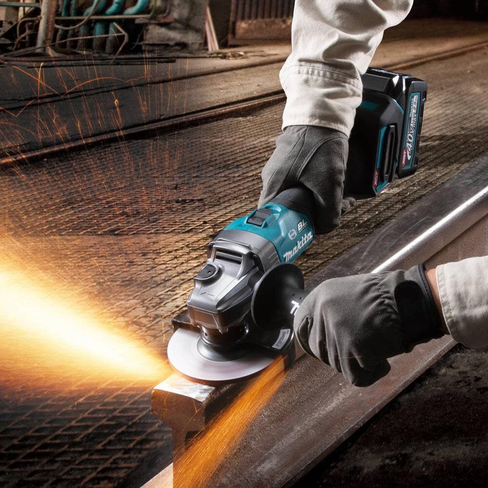 Makita XGT 40V max Angle Grinder 4 1 2 5in Bare Tool GAG01Z