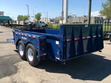 Air-Tow Trailers 12 Ft. 5 Inch Drop Deck & Dump Trailer 74 Inch Deck Width - 10000# Capacity, large image number 13