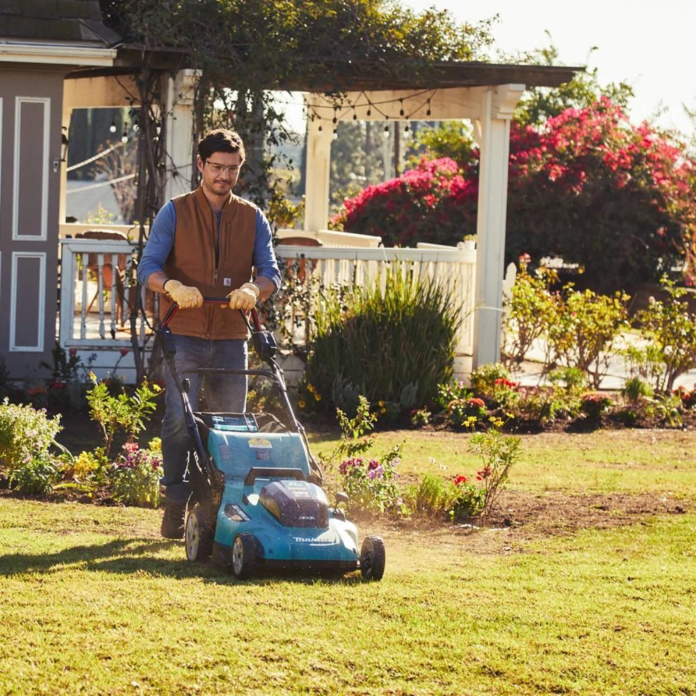 Makita 18V X2 (36V) LXT Lawn Mower Kit 21in Self Propelled with 4 Batteries, large image number 15