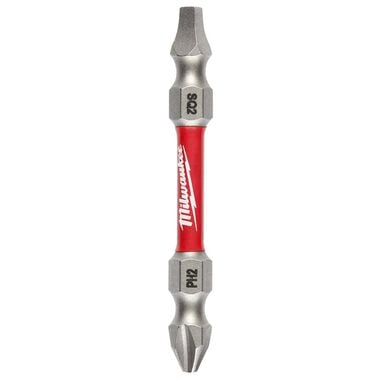 Milwaukee SHOCKWAVE Impact Phillips #2 / Square #2 Double Ended Bit