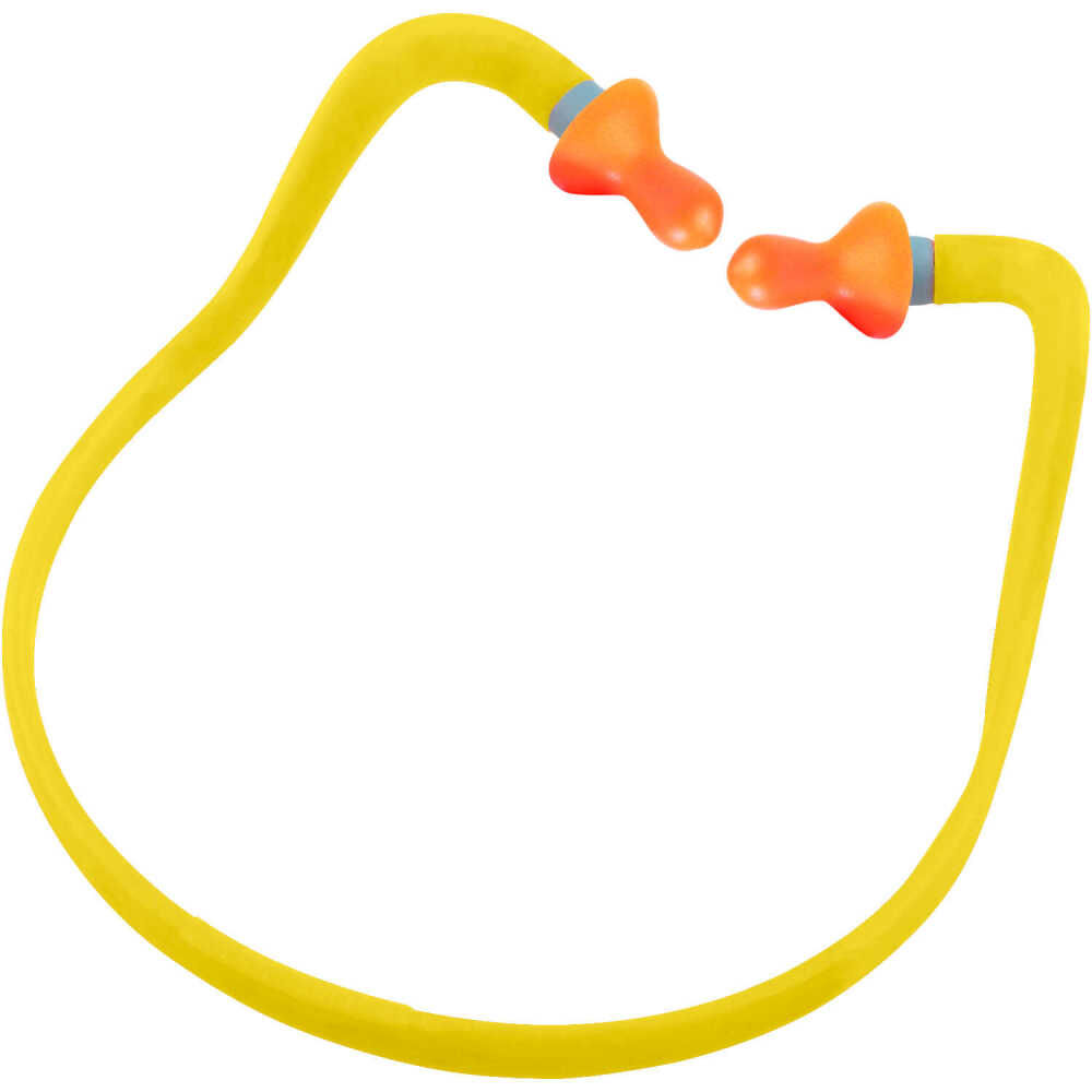 Howard Leight QB1 HYG Polyurethane Banded Hearing Protector Orange and Red Plugs, large image number 2