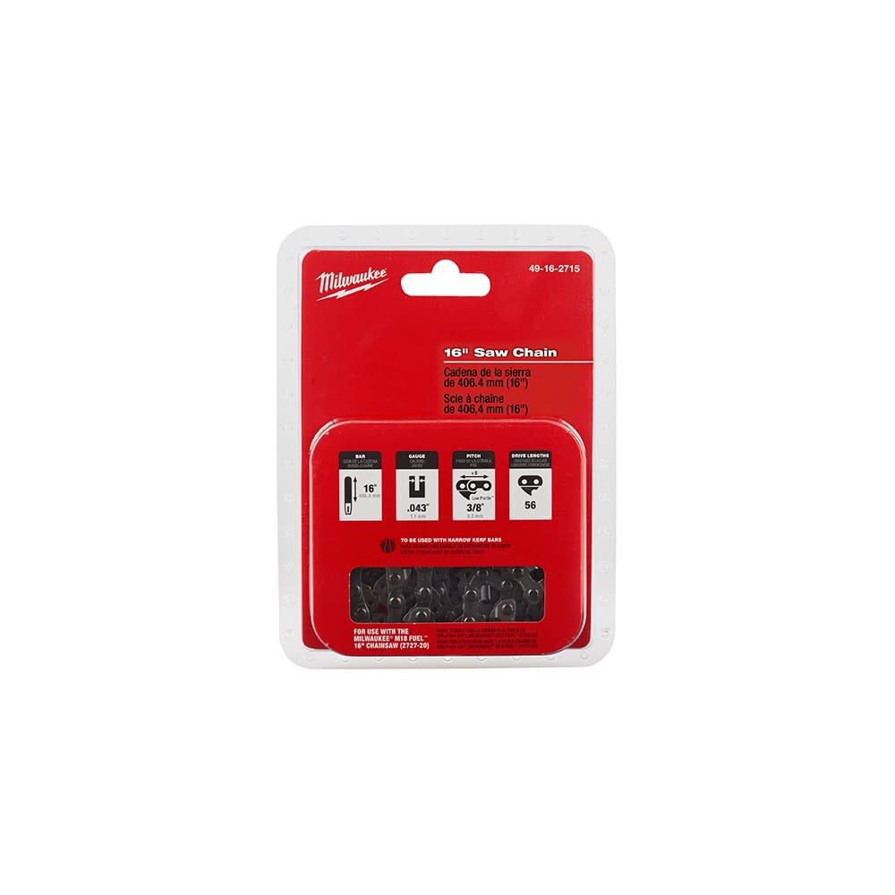 Milwaukee 16 Inch Chainsaw Bare Tool 16 Inch Replacement Saw Chain Bundle Mil000011288 Simolary simolary.com 25