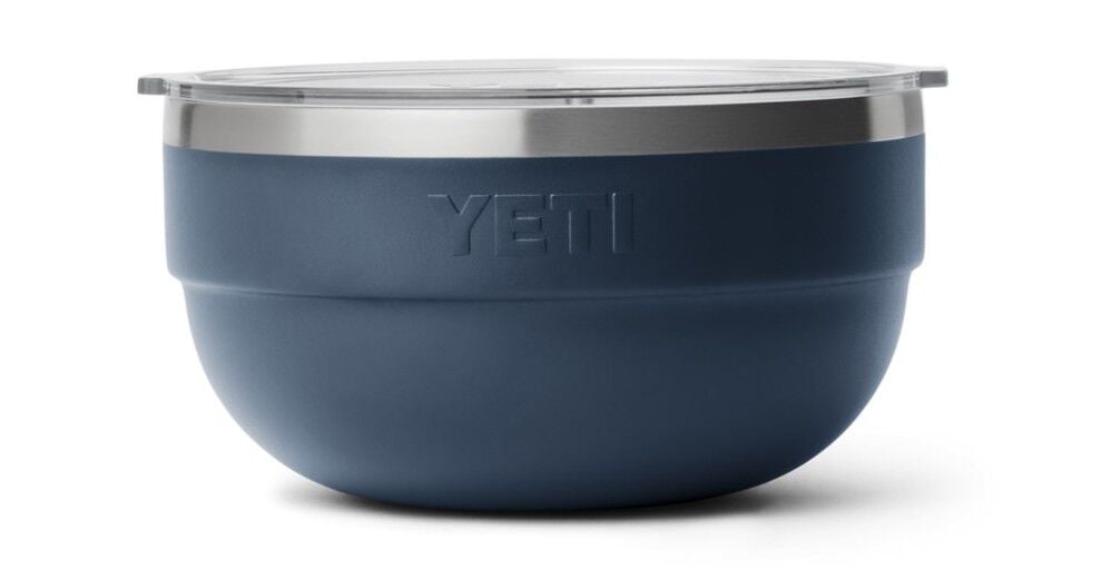 YETI Rambler Standard Bowl, Stainless Steel, Medium, Navy – 21071505267