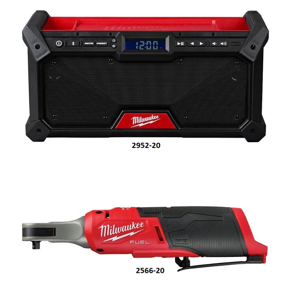 Milwaukee M18 Bluetooth Jobsite Radio Bare Tool And M12 High Speed Ratchet Bare Tool Bundle Mil000011393 Simolary simolary.com 6