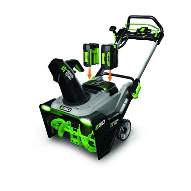 EGO 21in Snow Blower with Steel Auger Dual Port Kit Reconditioned, large image number 1