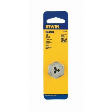 Irwin 10-32 x 1 In. NF Machine Screw Die (HCS), large image number 0
