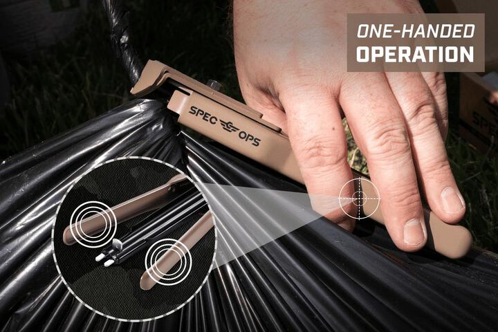 Spec Ops M7 Auto-Feed Hog Ring Plier with 1000qty 16 Gauge Hog Ring Fasteners, large image number 3