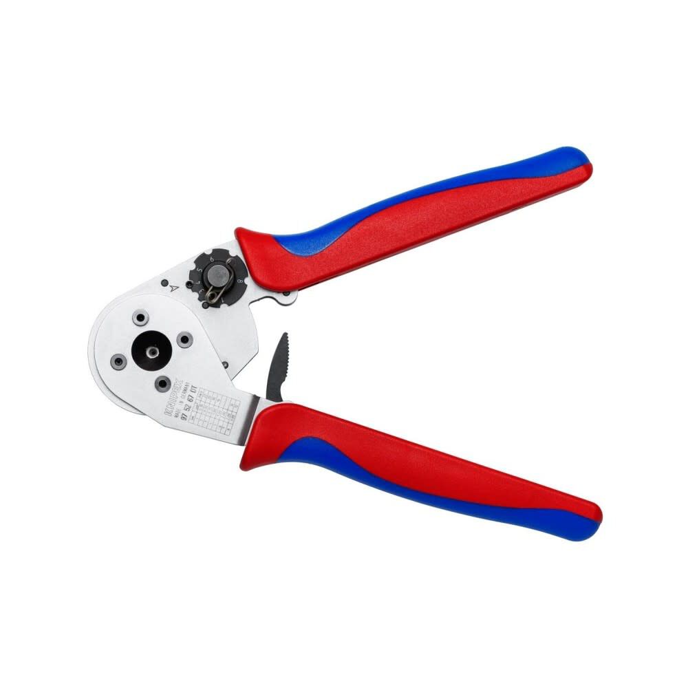 Knipex 9 Inch Steel Four Mandrel Crimping Plier with Multi-Component Handle, large image number 6