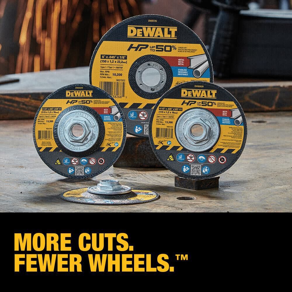 DEWALT Cutting Wheel 4 1/2in x .045in x 5/8in 11 HP T27, large image number 4