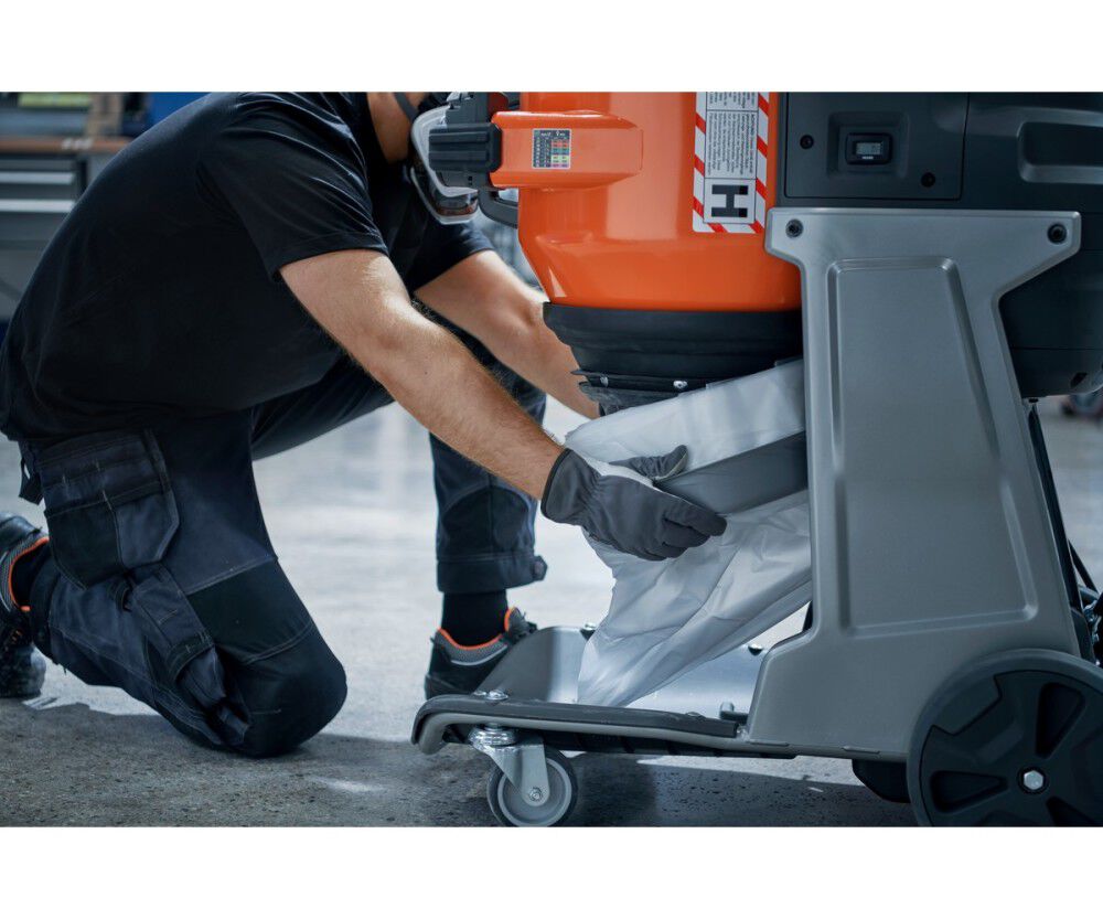 Husqvarna Construction DE 120 SH 2.45HP 253 CFM H-Class Extractor Reconditioned, large image number 14