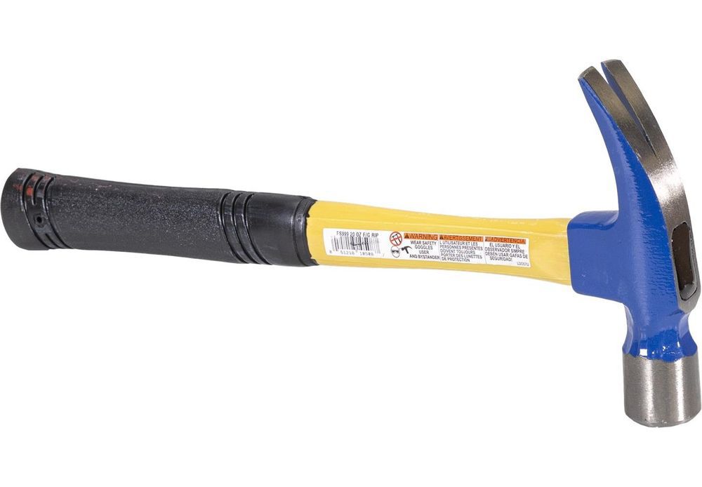 Vaughan 20 Oz Milled Face 999 Hammer with Fiberglass Handle, large image number 2