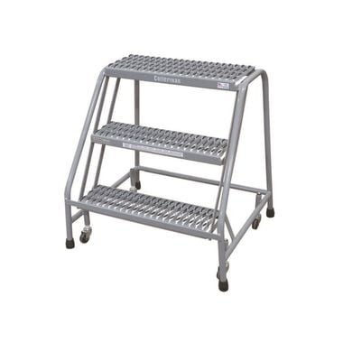 Cotterman Series 1000 3 Step X 18in W A3 Tread Step Ladder, large image number 0