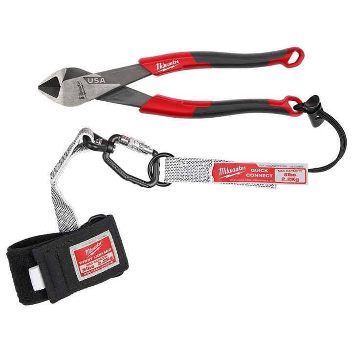 Milwaukee 8inch Diagonal Comfort Grip Cutting Pliers (USA), large image number 9
