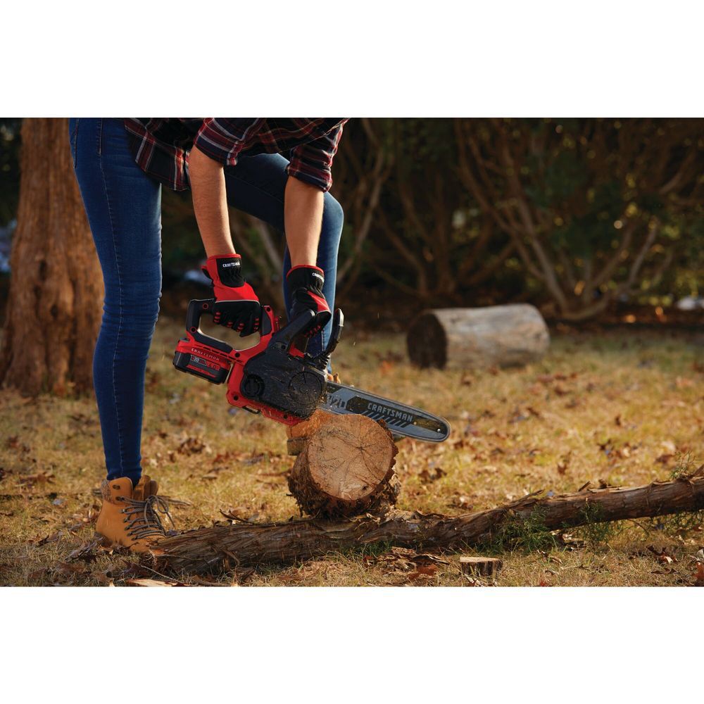 CRAFTSMAN V20* 12 Inch Cordless Compact Chainsaw 4Ah Kit, large image number 9