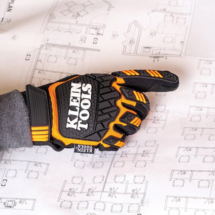Klein Tools Heavy Duty Gloves, Small, large image number 9