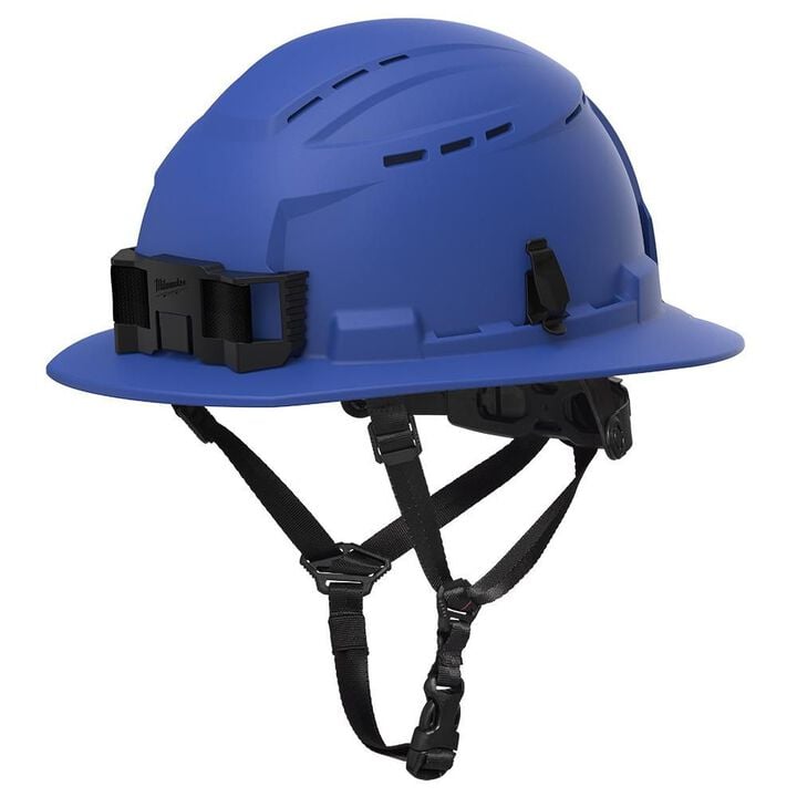 Milwaukee BOLT Full Brim Vented Safety Helmet  Type 2, Class C Blue