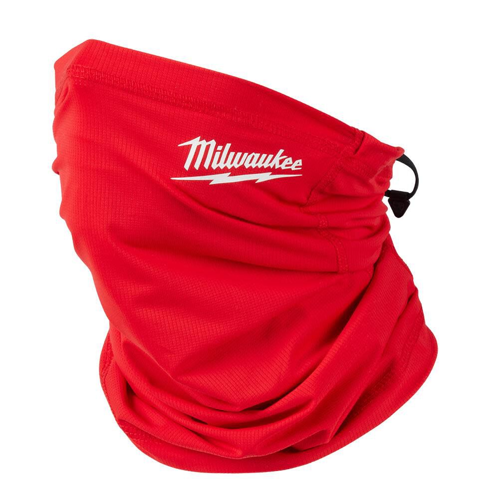 Milwaukee WORKSKIN Performance Neck Gaiter Red 424R - Acme Tools