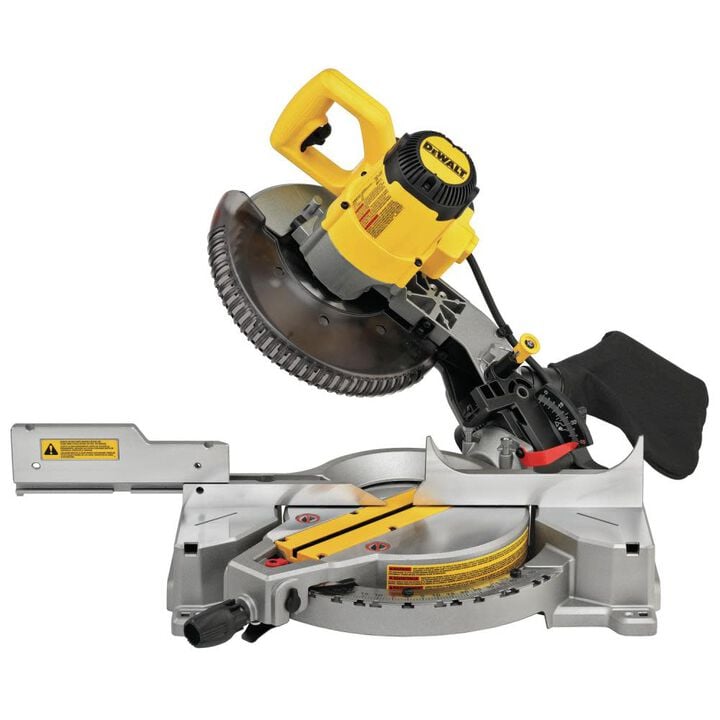 DEWALT 10 Inch 15 Amp Compound Miter Saw with Heavy-Duty Work Stand and Mounting Brackets Bundle, large image number 6