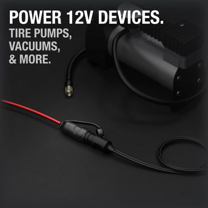 Noco 12V 15A Adapter Plug with Battery Clamps, large image number 2