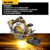 DEWALT 20V MAX XR 7-1/4 Inch Circular Saw Kit with XR POWERPACK, small image number 3