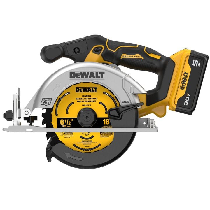 DEWALT 20V MAX 6 1/2 Inch Brushless Cordless Circular Saw Kit, large image number 10