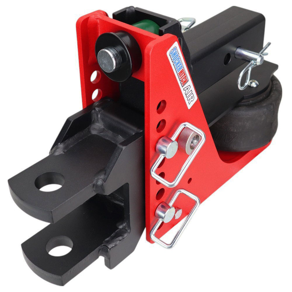 Shocker Hitch 14K 2.5 Inch Air Receiver Hitch & Clevis Pin Mount with 1-1/2 Inch Holes, large image number 2