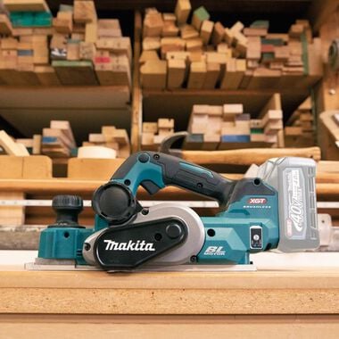 Makita 40V max XGT Cordless 3 1/4in Planer AWS Capable (Bare Tool), large image number 3